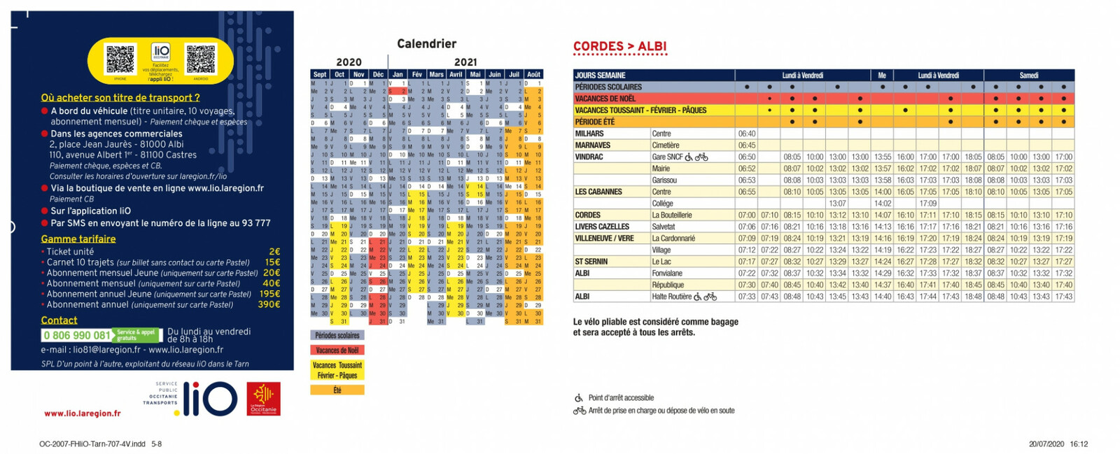 ligne 707 Albi>Cordes