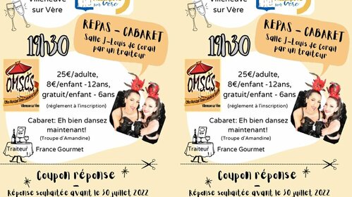 SOIREE REPAS CABARET